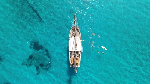 Ibiza Wooden Sail Boat Trip to Formentera