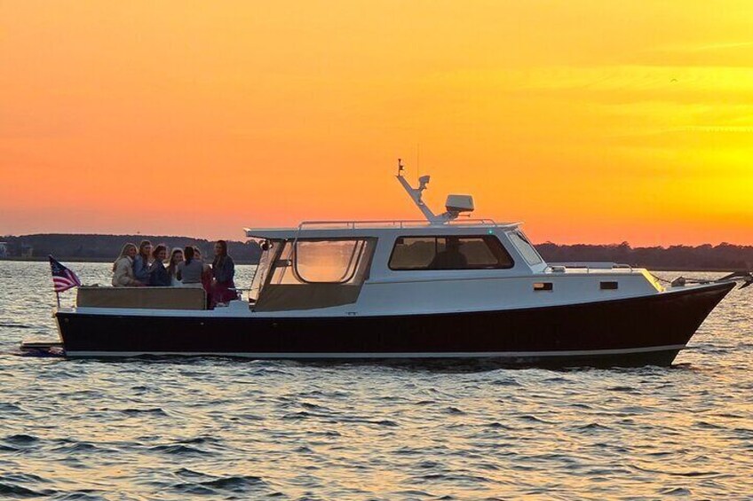 Private Sunset Harbor Tour 15 passenger party Yacht Kismet