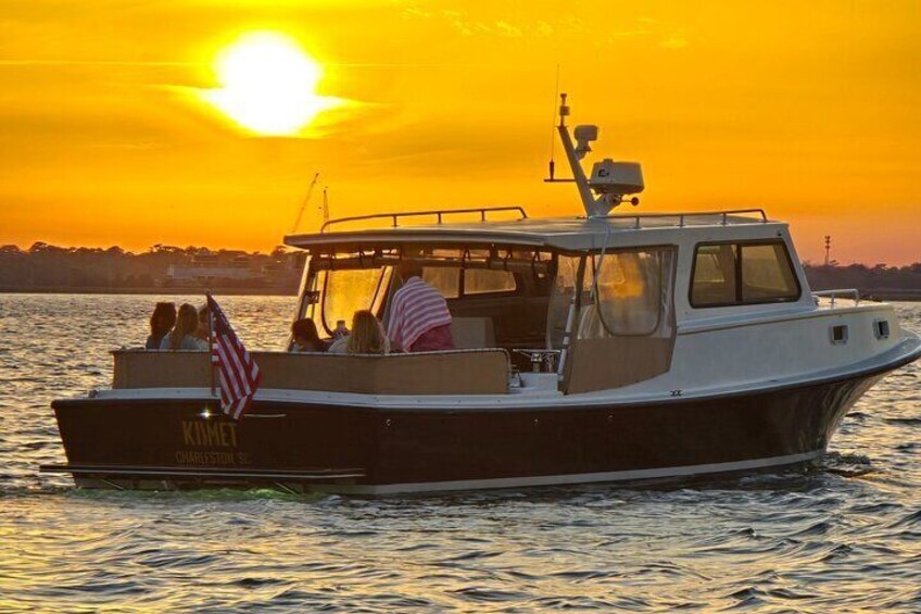 Private Sunset Harbor Tour 15 passenger party Yacht Kismet