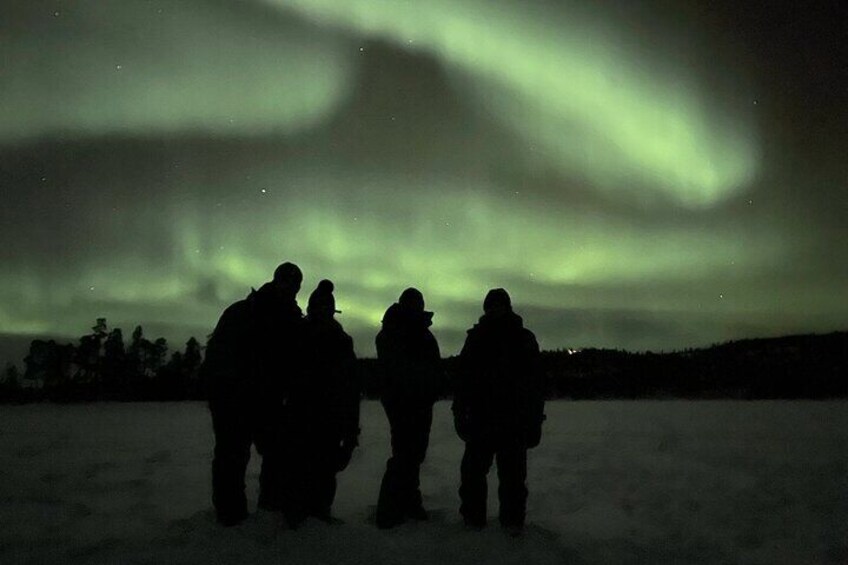 Aurora Camp and Open Fire Dinner in Finland