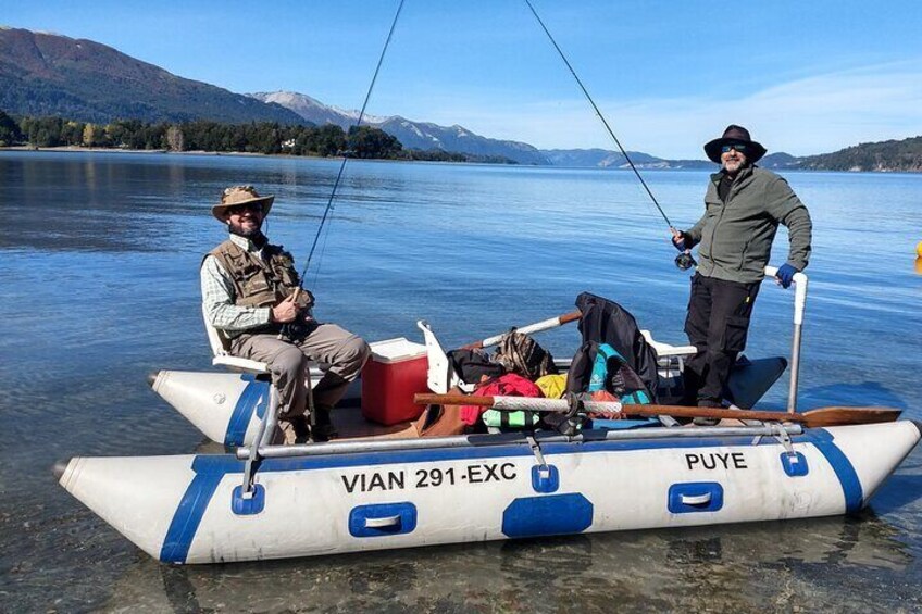 The boat ready to enjoy.