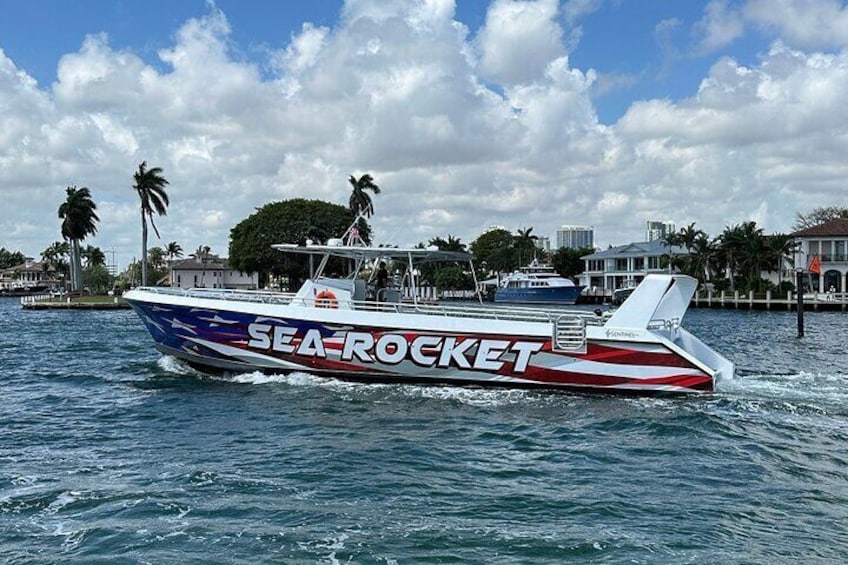 Sea Rocket Speedboat & Intracoastal Cruise in Fort Lauderdale, FL
