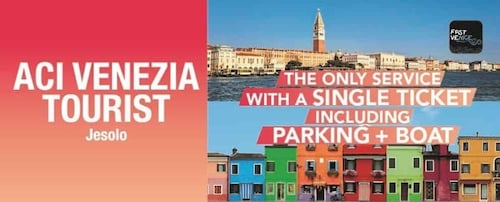JESOLO - TOUR DES ILES (MURANO,BURANO) - VENISE avec parking gratuit