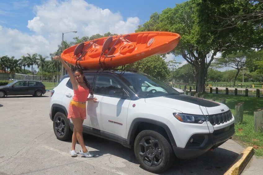 Kayak Eco tourism in Miami Bay