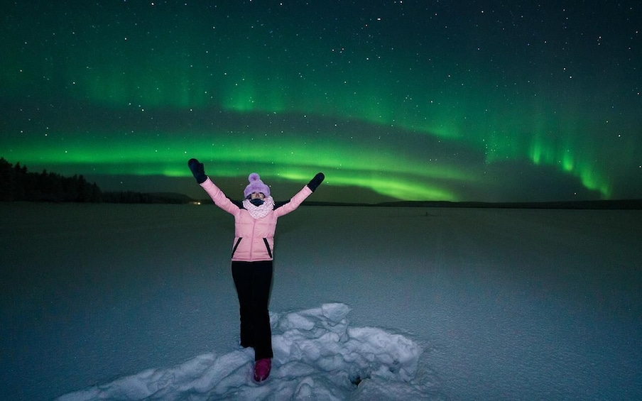 Picture 4 for Activity Rovaniemi: Aurora Hunt with Photos and Money Back Guarantee