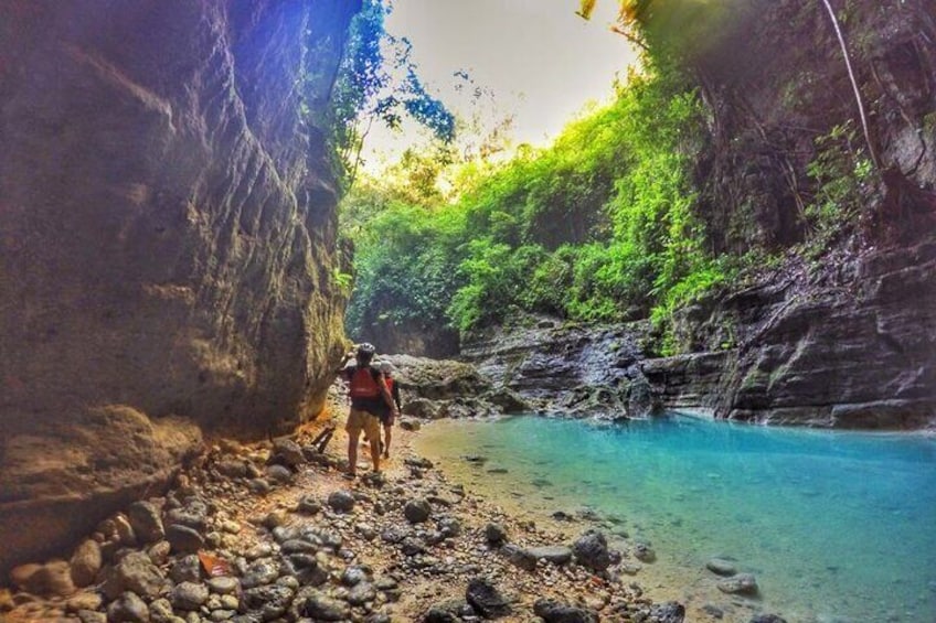 Private Canyoneering Tour and Snorkeling with Sardines in Cebu