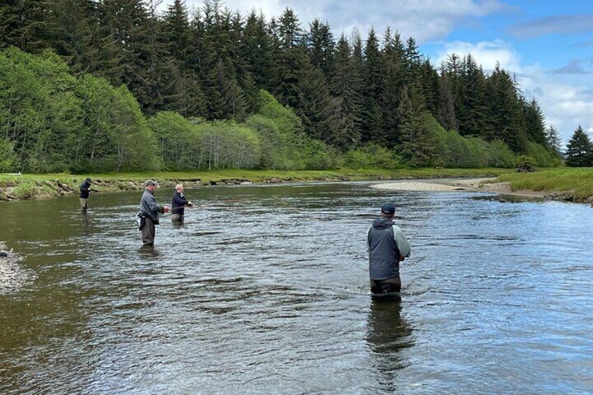Icy Strait Point Stream Fishing in Chichagof's Wilderness