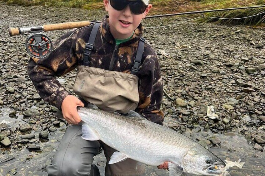 Icy Strait Point Stream Fishing in Chichagof's Wilderness