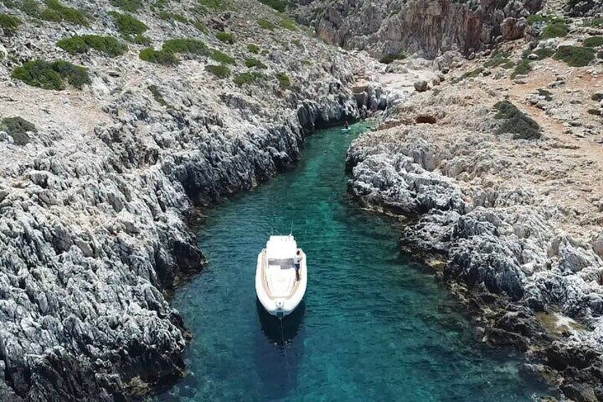 Private Guided Half Day Sunset Boat Tour Visit to Chania