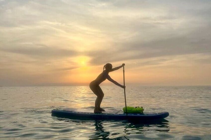 Sunset Saranda and Night City Glow Kayak or Sup Tour