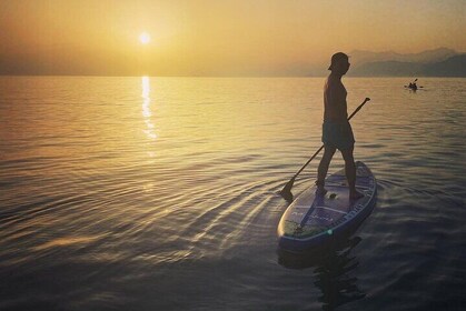 Sunset Saranda and Night City Glow Kayak or Sup Tour