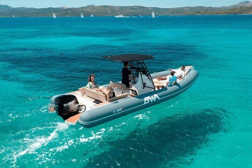 Tour in Dinghy Villasimius Cavoli and Punta Molentis
