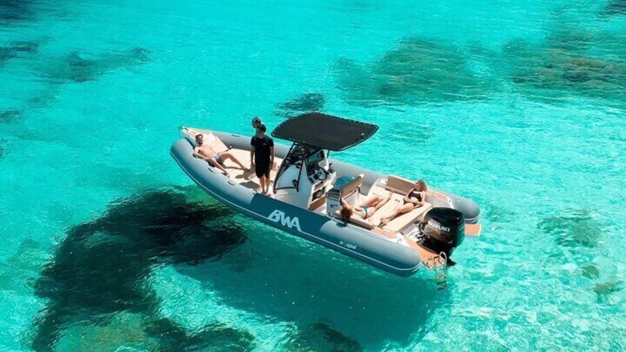 Tour in Dinghy Villasimius Cavoli and Punta Molentis