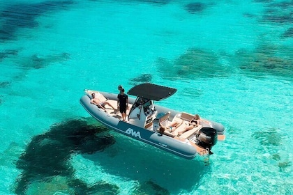 Tour in Dinghy Villasimius Cavoli and Punta Molentis