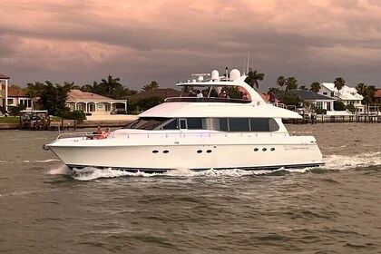 80ft MegaYacht Sunset Night Private Charter