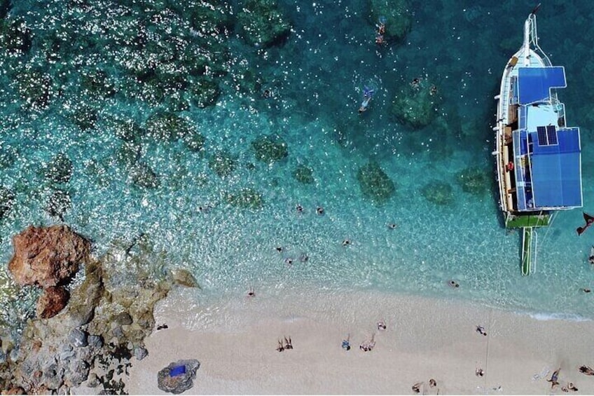Kemer Suluada Boat Tour in Maldives of Turkey with Hotel Transfer