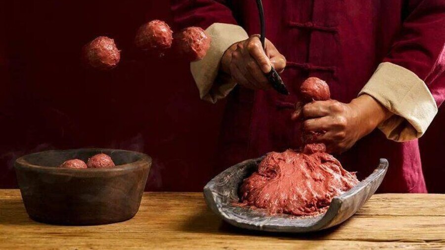 handmade beef ball