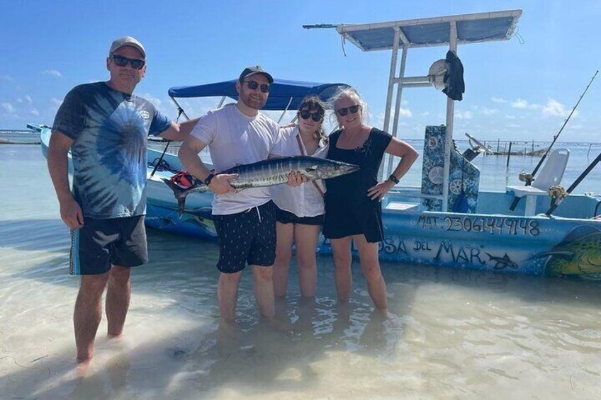 3 Hours Private Sport Fishing in Costa Maya