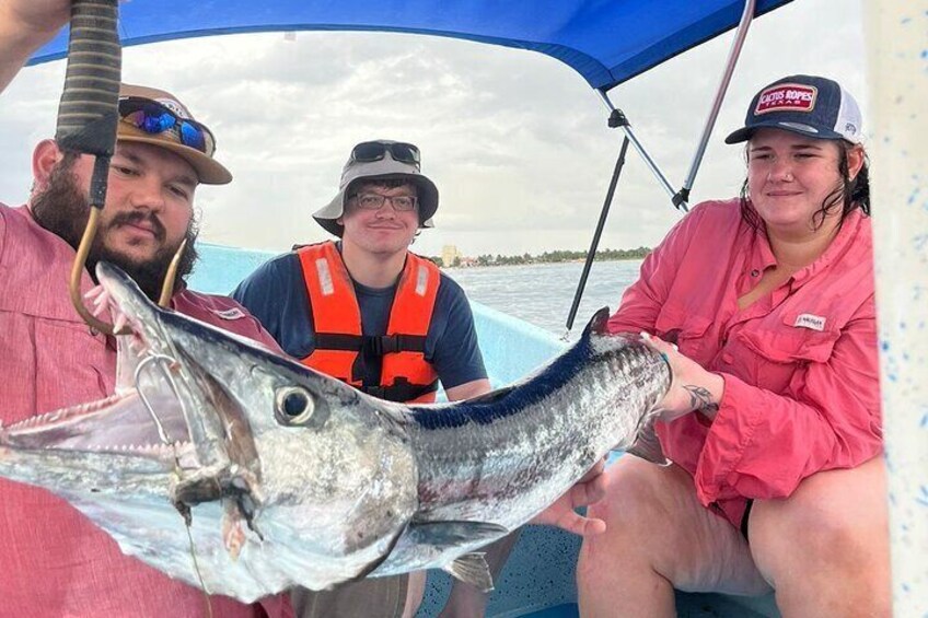 3 Hours Private Sport Fishing in Costa Maya