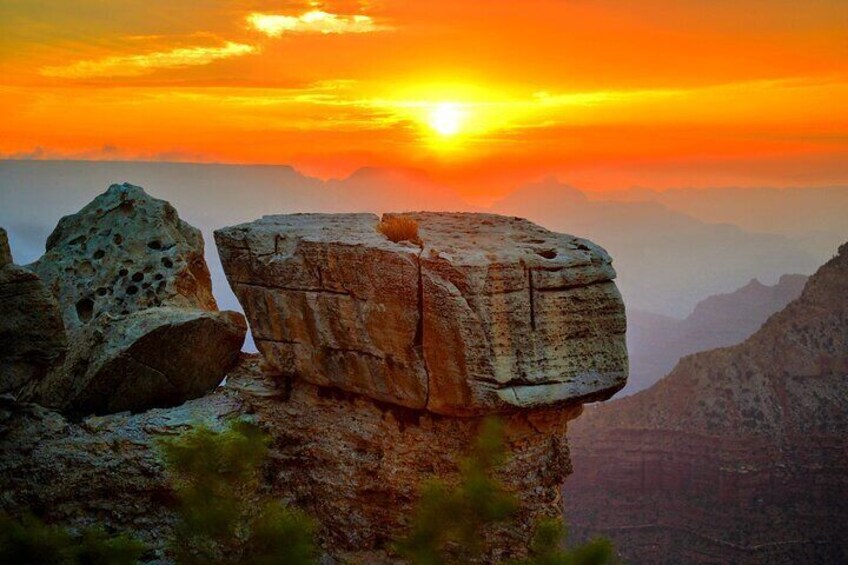 Grand Canyon South Rim Private Sunset Tour with Dinner