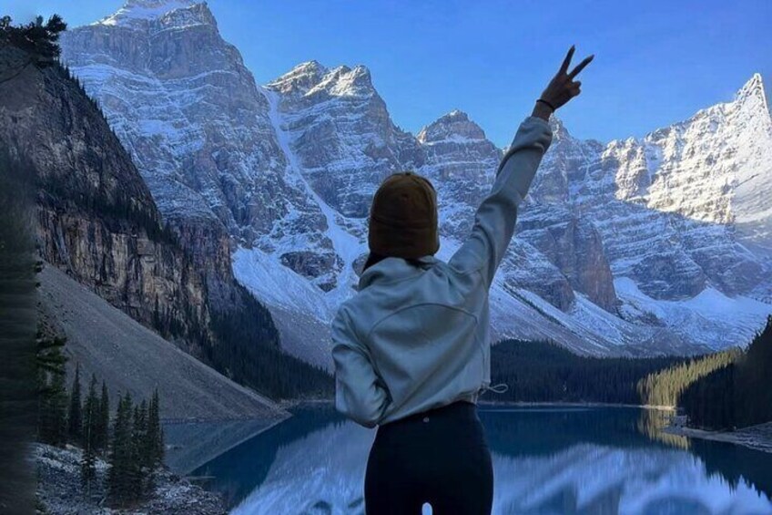 Lake Louise Peyto Lake and Crowfoot Glacier from Calgary Day Tour