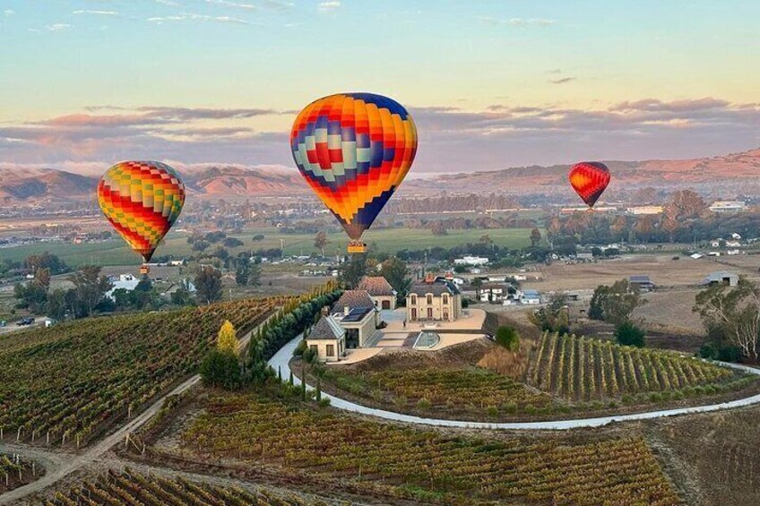 Exclusive Wine Country Getaway Private Flight and Sparkling Wine 