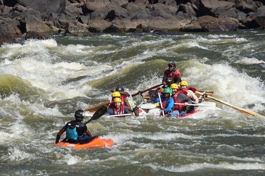 Half Day Zambezi River White Water Rafting