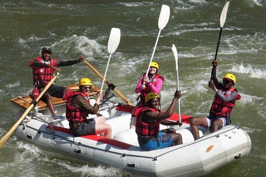 Half Day Zambezi River White Water Rafting