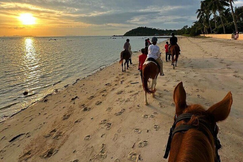 Sunset Beach Horseback Ride Phuket