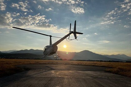 Montenegro Helicopter Tour:Podgorica to the Coast via Skadar Lake