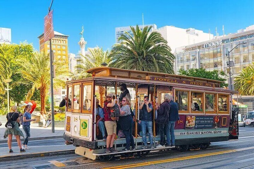 SF Cable Car Plus Alcatraz and Ferry Tour