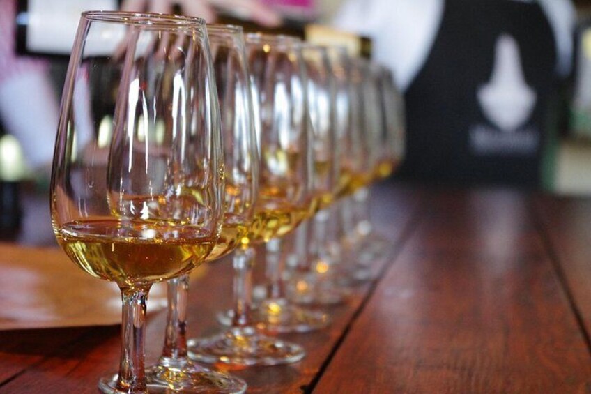 Line up those wines!