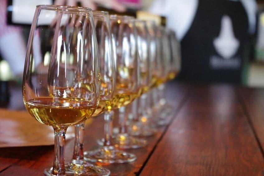 Line up those wines!