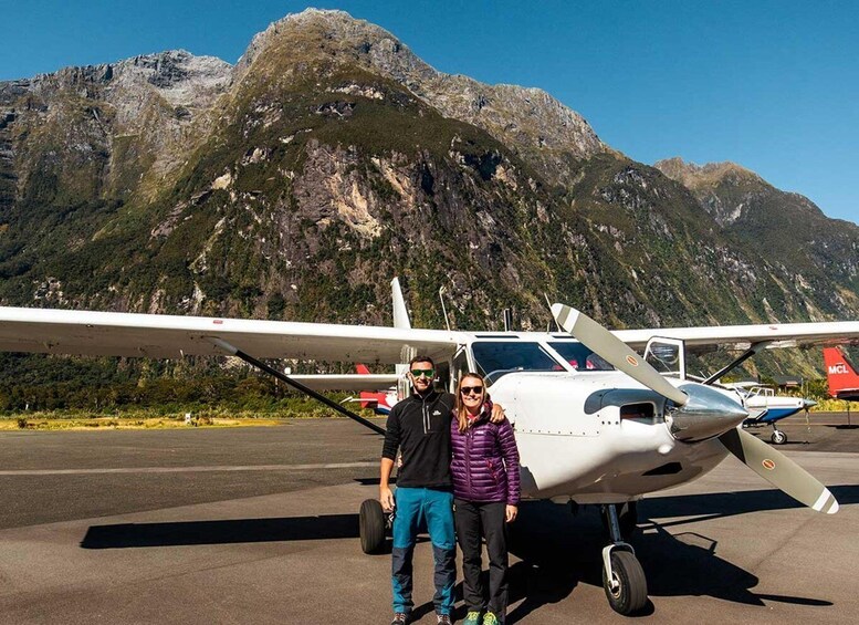 Picture 1 for Activity From Wanaka: Milford Sound Flight with Landing & Glaciers