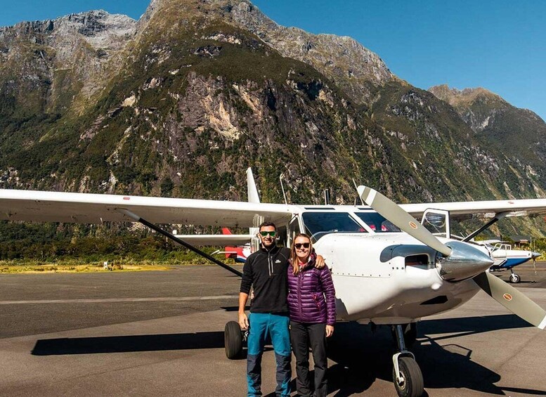 Picture 1 for Activity From Wanaka: Milford Sound Flight with Landing & Glaciers