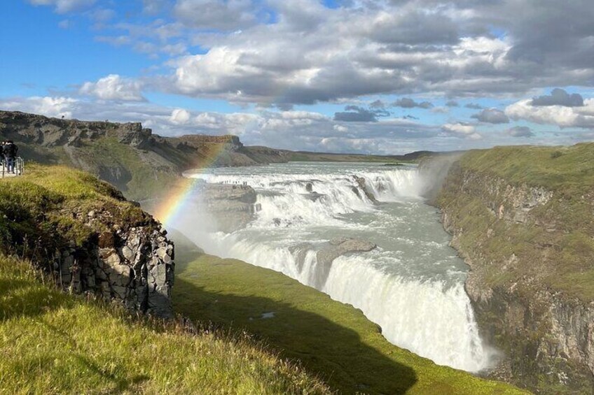 Gullfoss Golden Waterfall