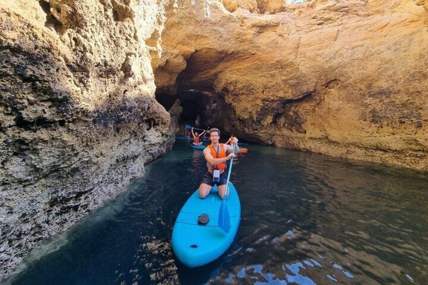 Morning Adventure at Benagil Cave by 9 inch Paddle Board