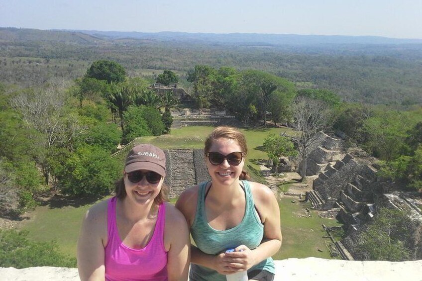 Great view from the top of the tallest Mayan temple