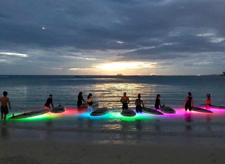 Picture 3 for Activity Honolulu: Night SUP Yoga Class