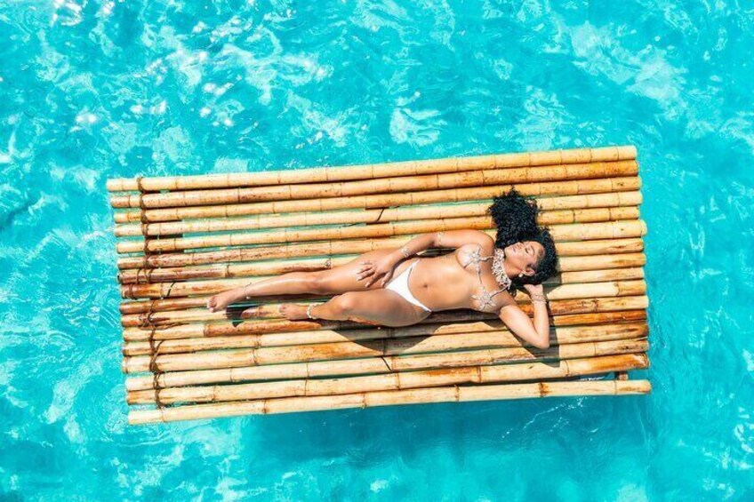 Bamboo Raft Photoshoot + FREE Videos, Shots and Cocktails