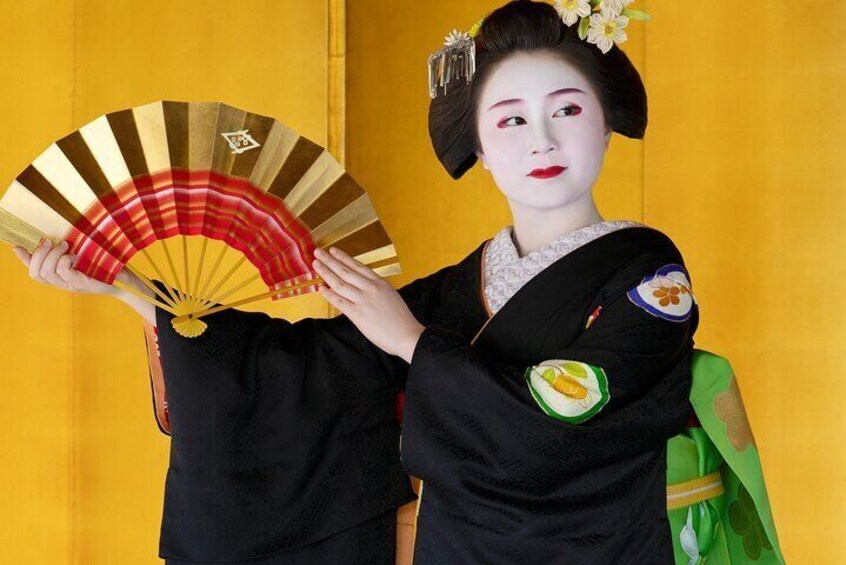 Kyomai Dance by Maiko Geiko and Visits of Gion Museum Kyoto