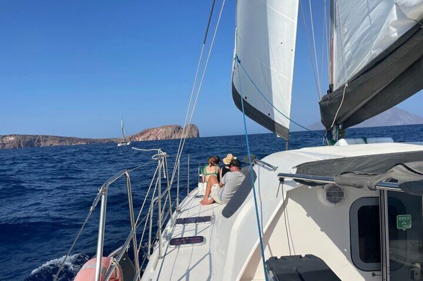 Full Day Tour to Kleftiko, Firlingos and Poliegos Catamaran