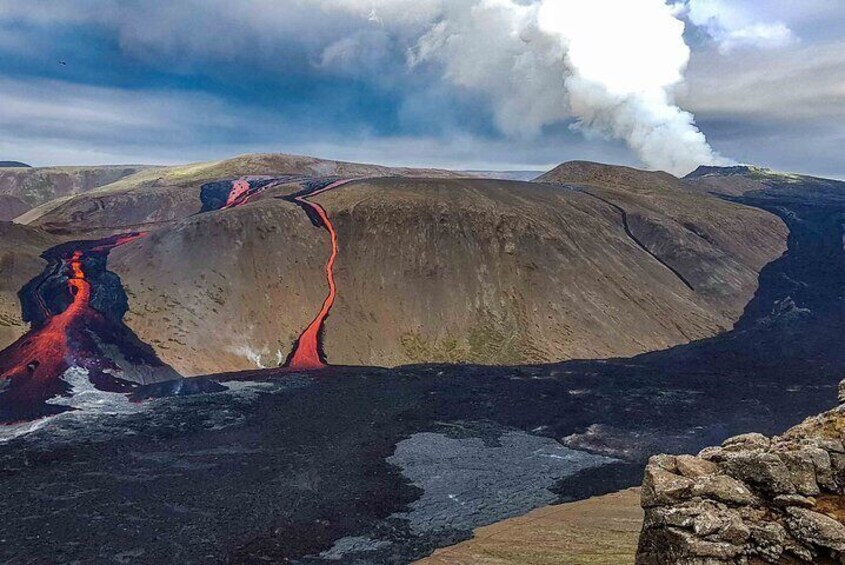 Private Guided Volcano Hike Iceland