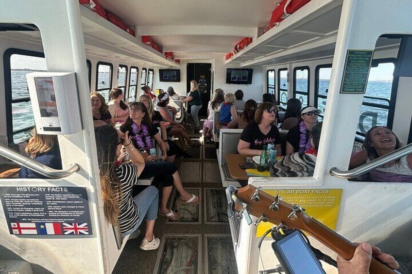 2 HR Kitchen Party Cruise on North America's LARGEST Solar Boat!