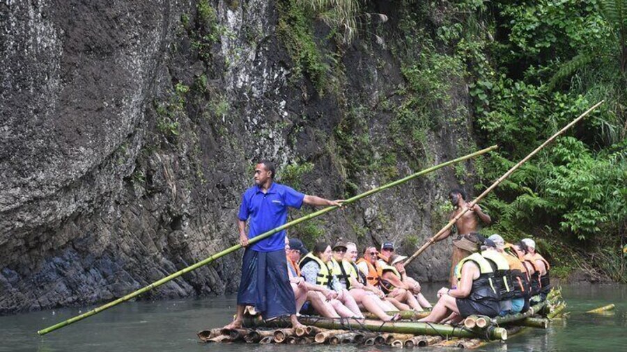 Bamboo Rafting - a Reenactment of our ancestor's mode of transportation downriver