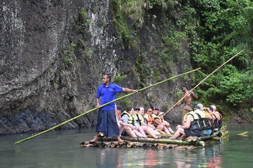 Bamboo Rafting - a Reenactment of our ancestor's mode of transportation downriver