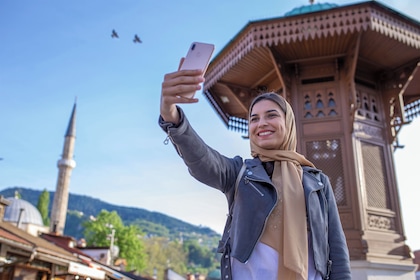 Sarajevo: Altstadt, Festung, Seilbahn und der Berg Trebevic