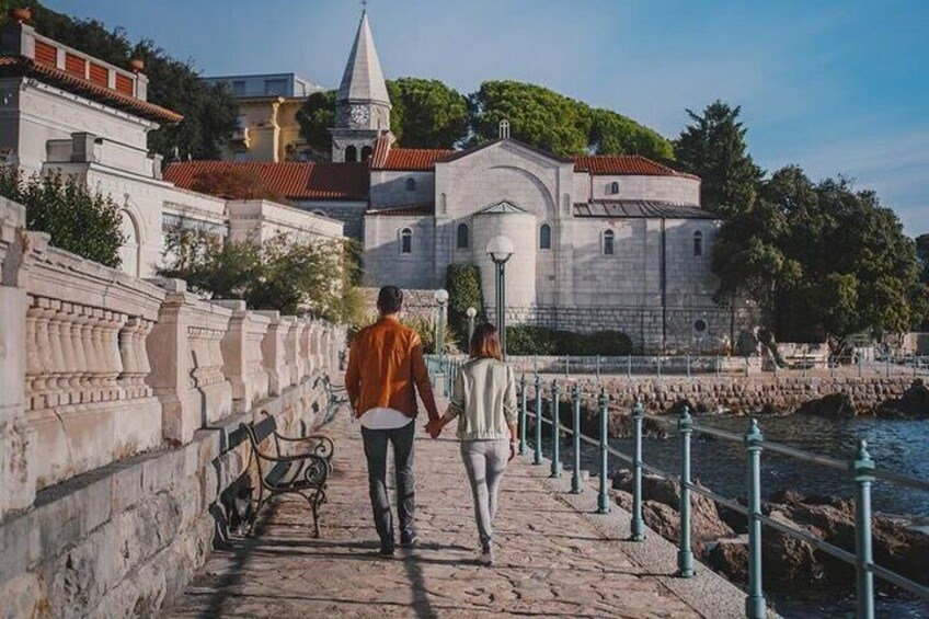 Full Day Private Tour in Opatija Rijeka and Kastav from Zagreb