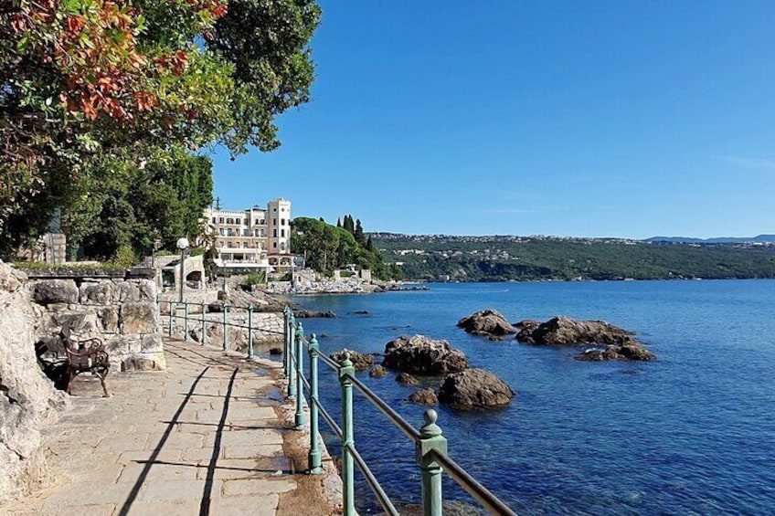 Full Day Private Tour in Opatija Rijeka and Kastav from Zagreb