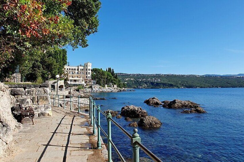 Full Day Private Tour in Opatija Rijeka and Kastav from Zagreb